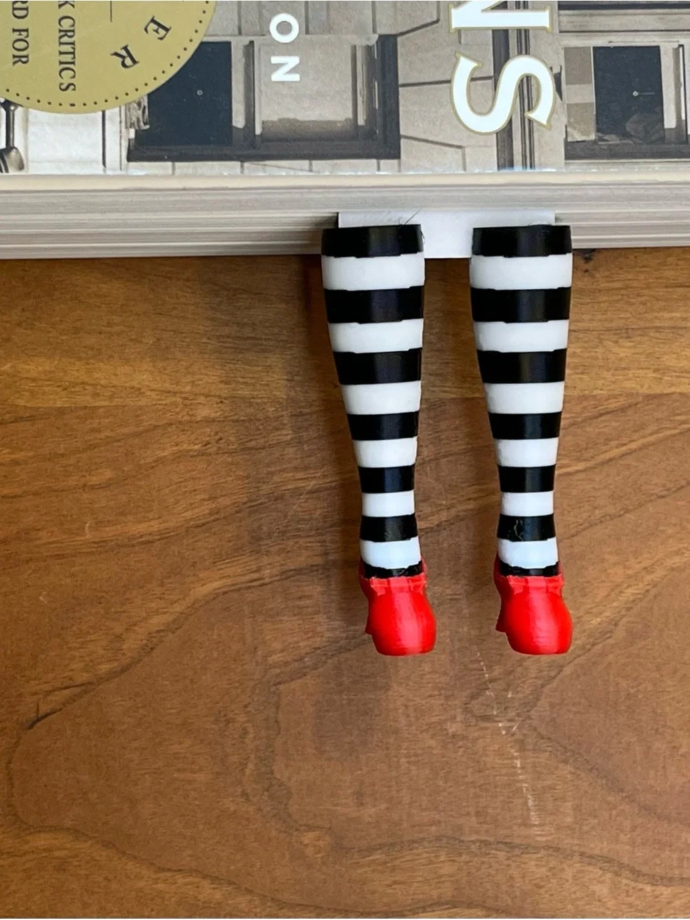 Wizard of Oz 3D Witch Legs Novelty Bookmark NWOT